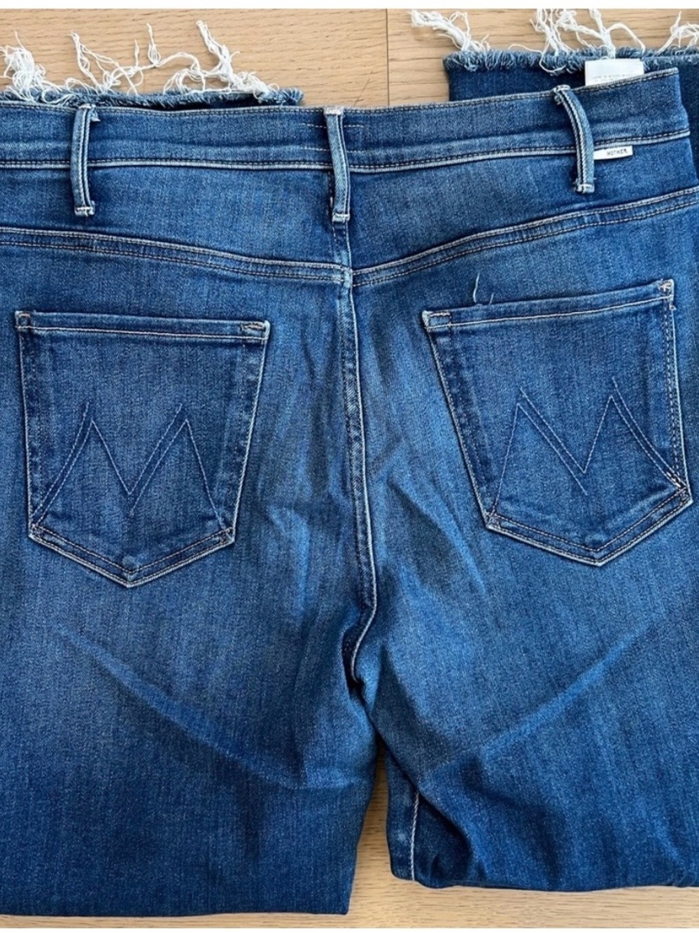 MOTHER Hustler Ankle Fray Jeans size 32 - Picture 5 of 8